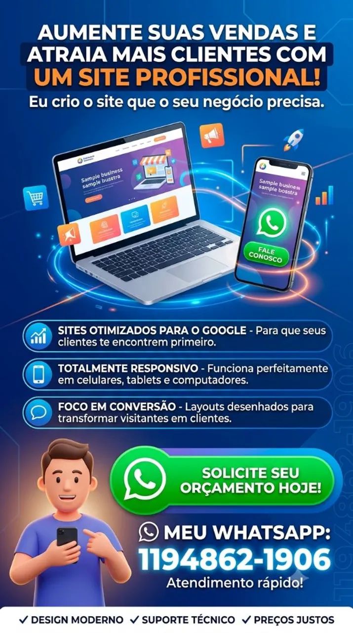 ?Criação de Sites Profissionais e Landing Pages de Alta Conversão
