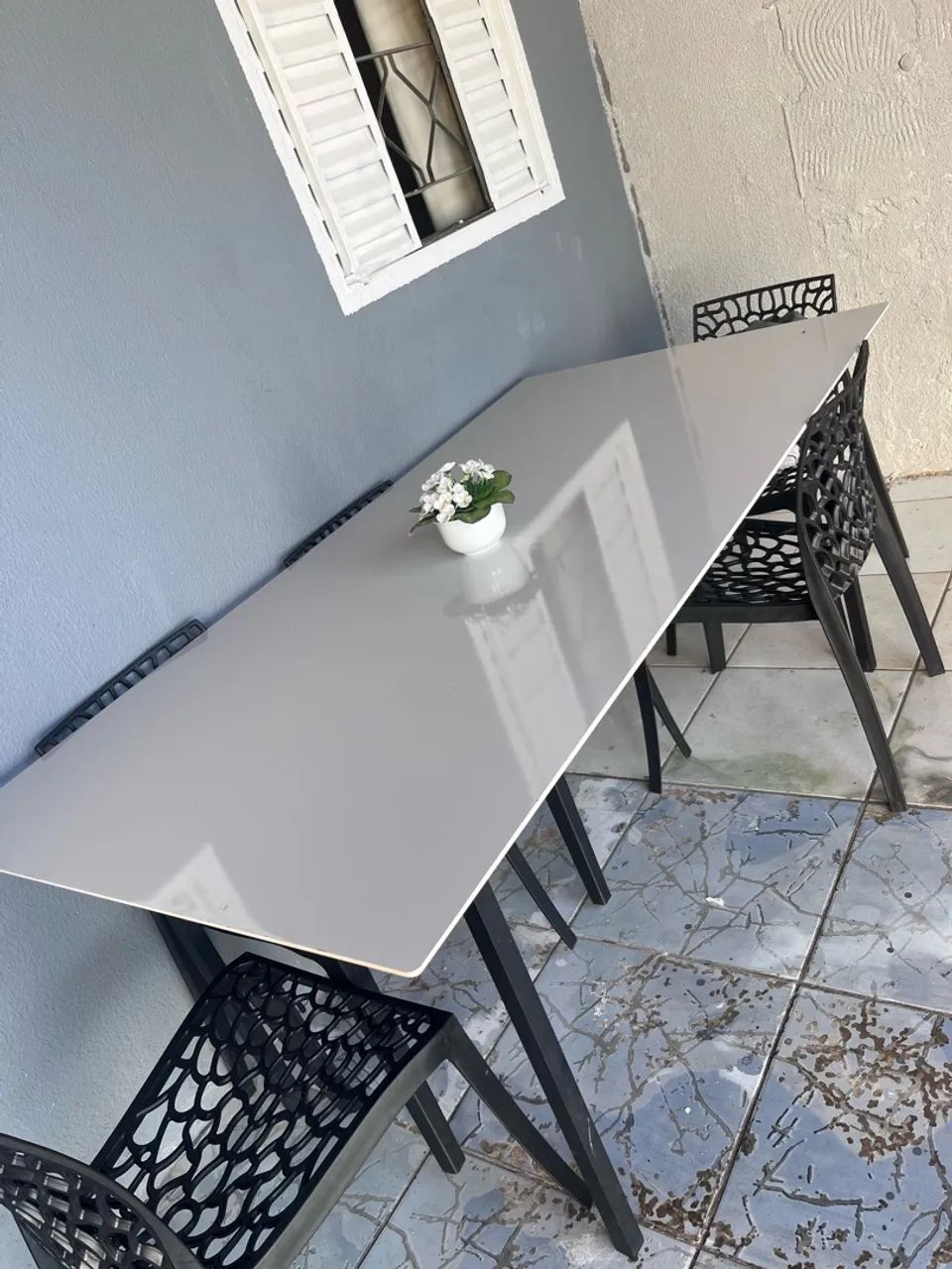 Mesa branca laca  - Foto 2