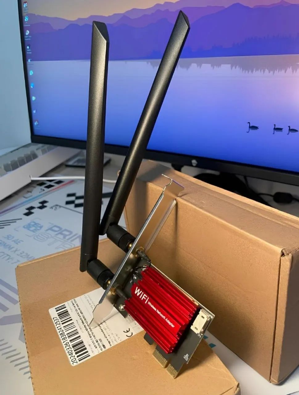 Placa de rede pci wi-fi e Bluetooth 4.0 - Foto 4