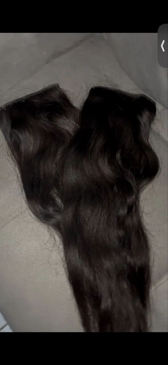 Duas telas Mega hair indiano humano