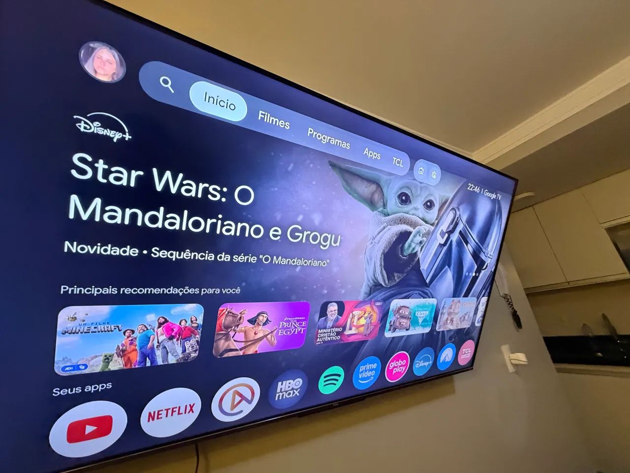 TELEVISÃO 55 POLEGADAS TCL