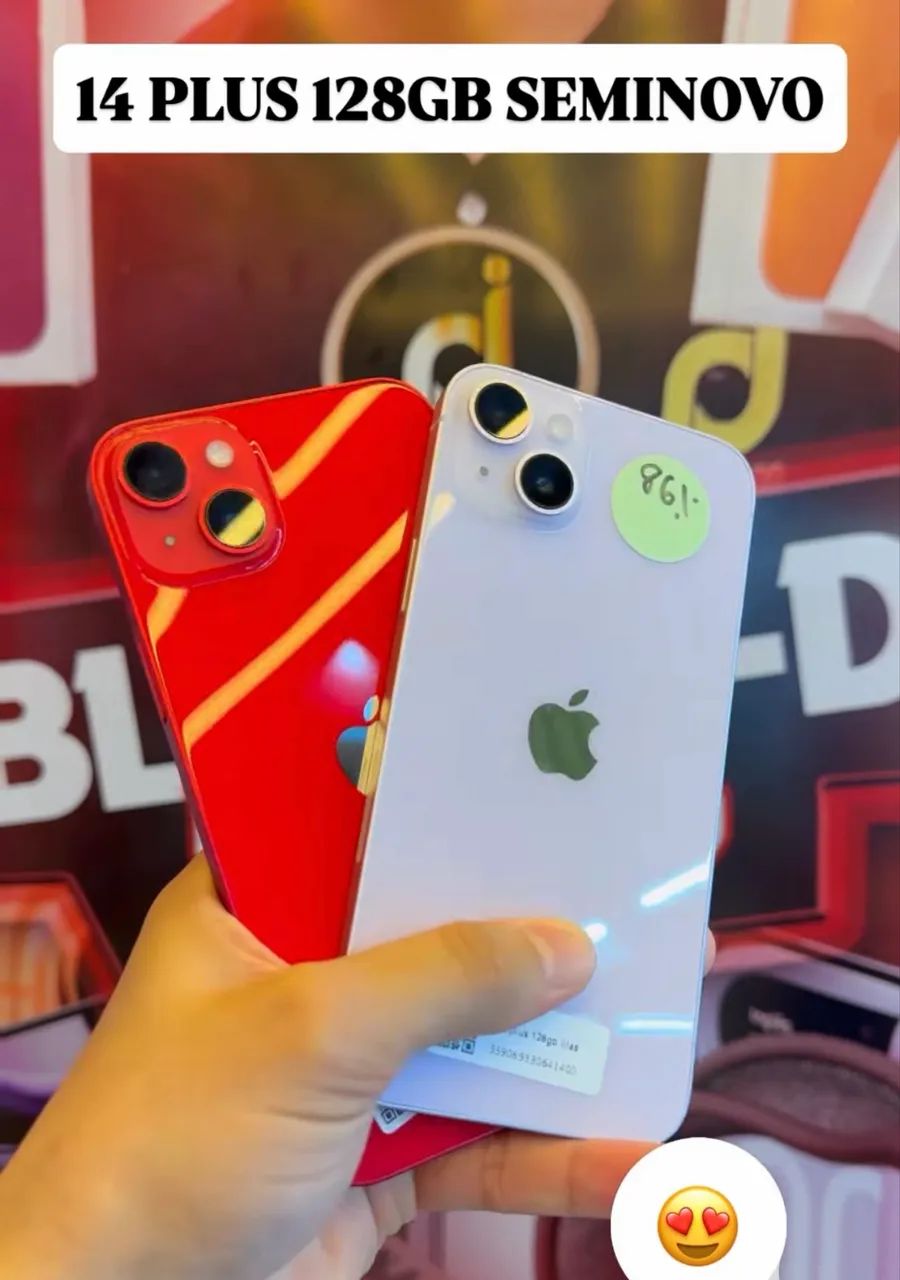 IPHONE 14 PLUS 128GB - SEMINOVO - Celulares e Smartphones - Zona