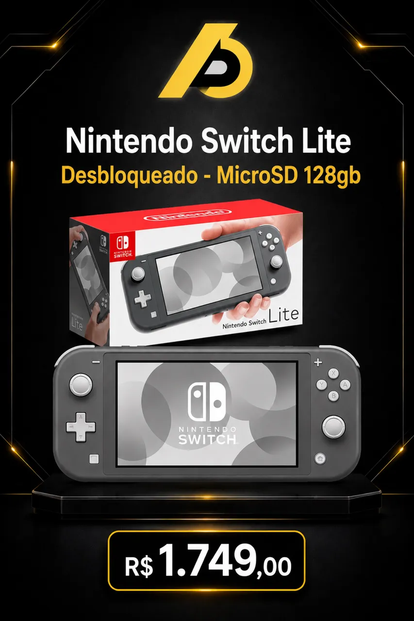 Nintendo Switch HAC-001 32gb+SD256gb sem jogos - Consoles de Vídeo