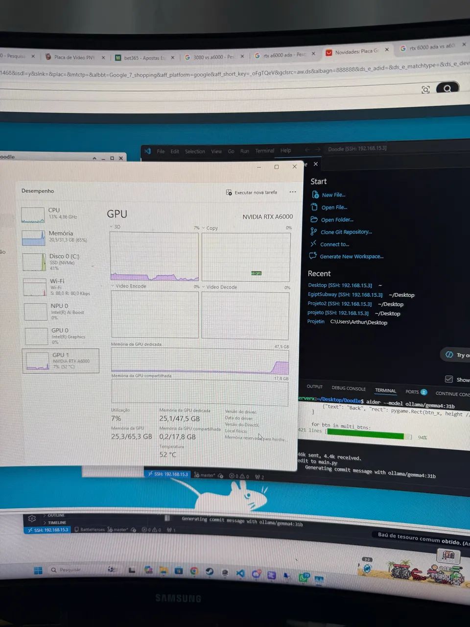 RTX A6000 48GB VRAM - IA, LLM, Deep Learning - Foto 2