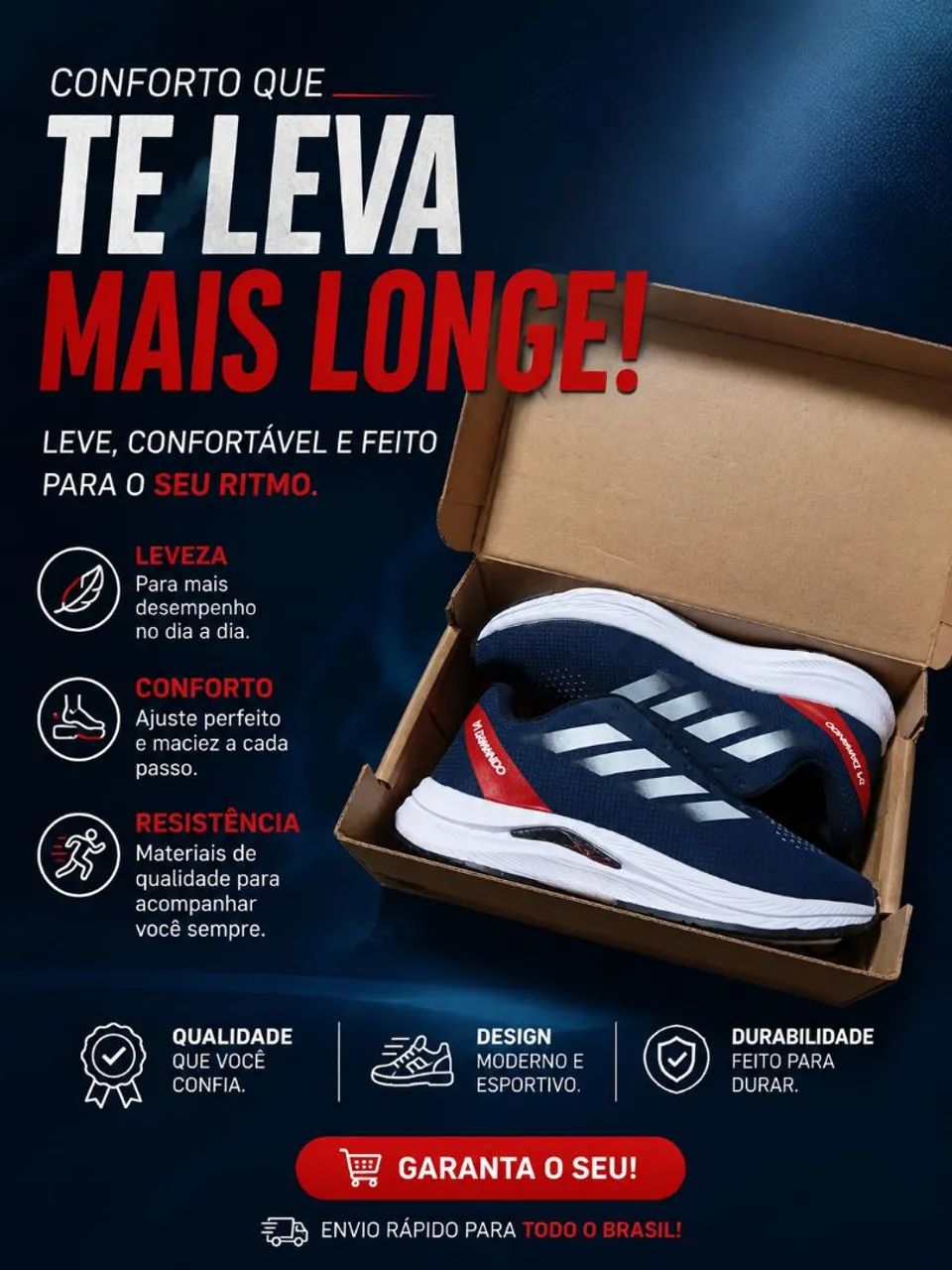 Tênis Damando Nº42 Azul