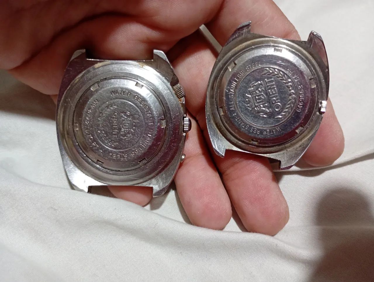 Lote com dois relógios orient automático funcionando  - Foto 4