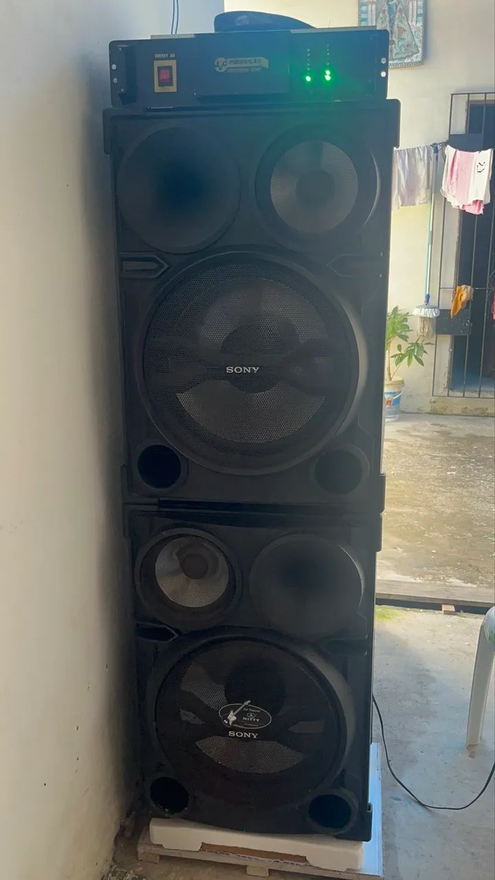 Vende-se caixas de som junto com a força da marca Sony. - Foto 3
