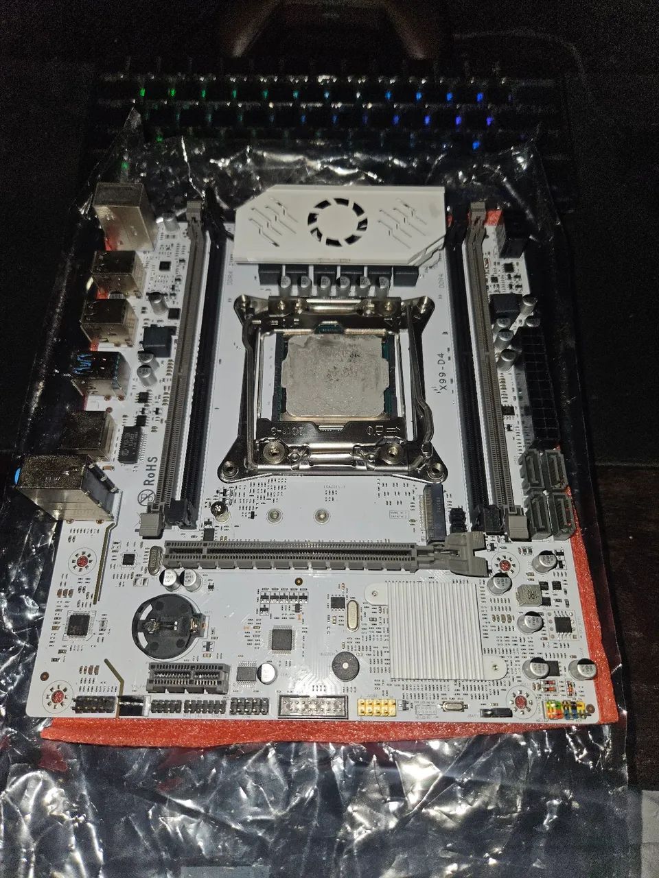 Placa-mãe X99 Qiyida D4 + Xeon 2680v4 - Foto 3