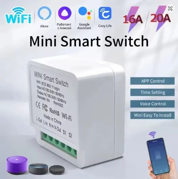 Módulo de Interruptor wi-fi com Alexa APP Cozy Life - Foto 2
