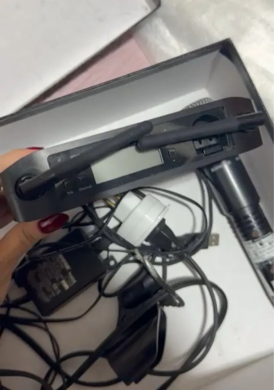Microfone Shure Glxd4/sm58 Dinâmico Preto - Foto 4