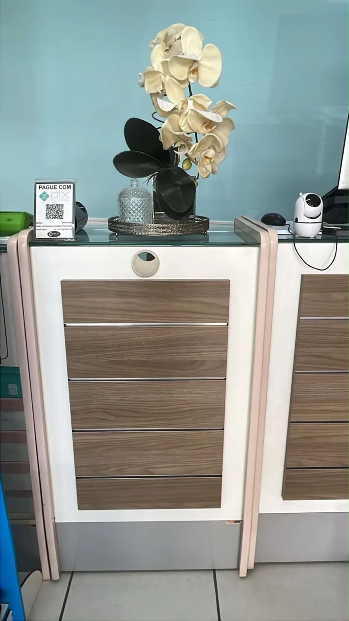 Balcão de recepção 