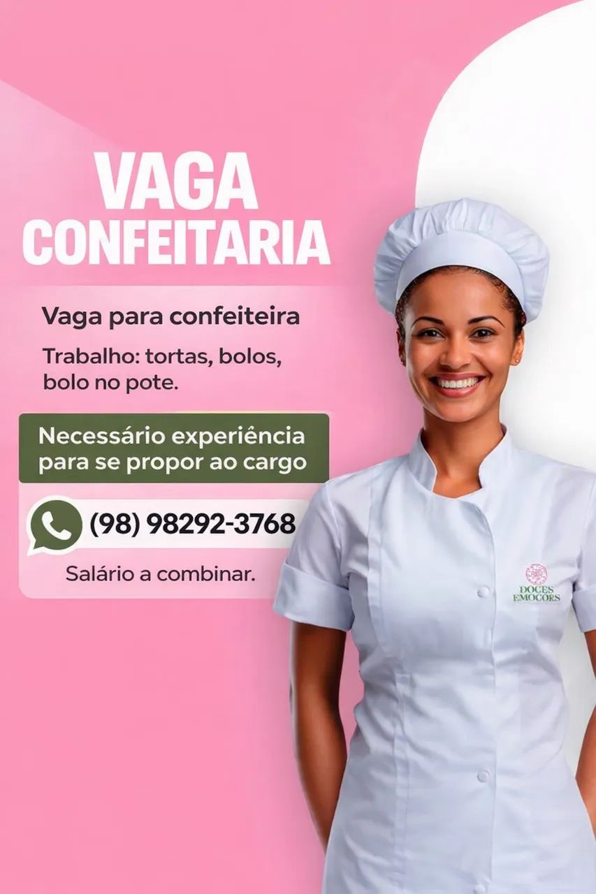 Vaga confeiteira 