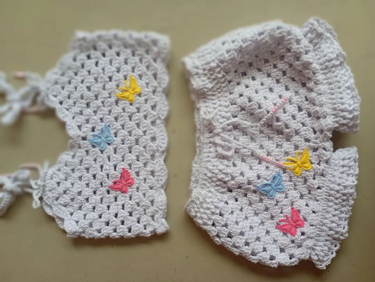 Conjunto bebê croche - Foto 2