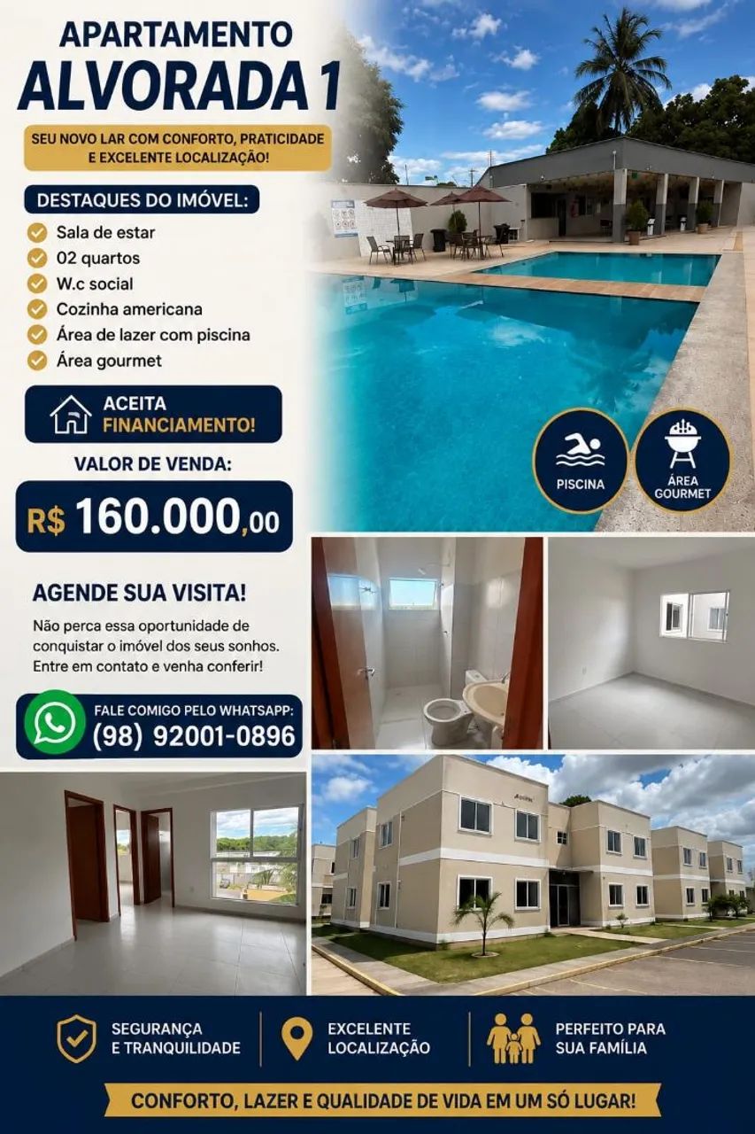 Apartamento Condomínio Alvorada 1 