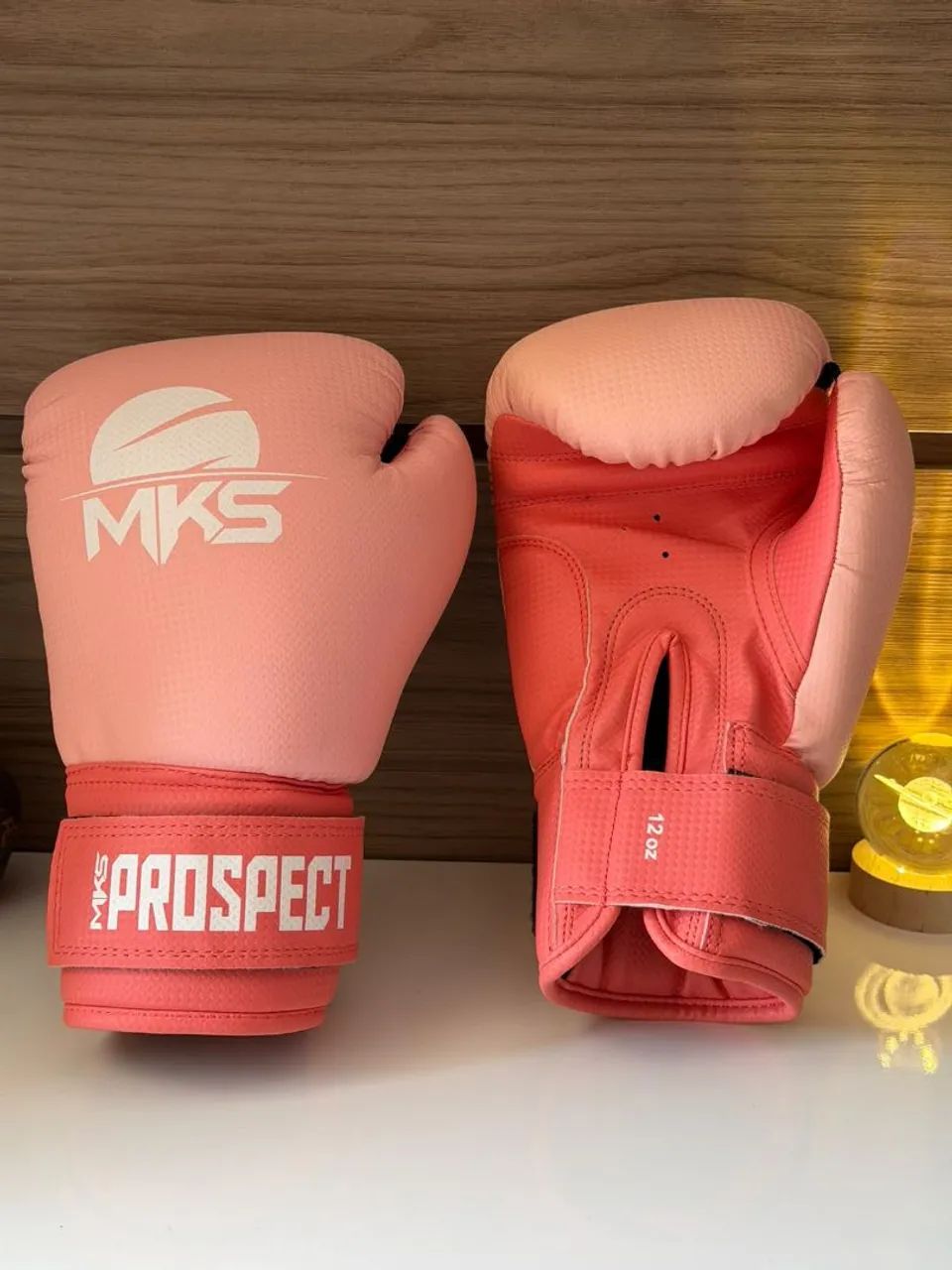 Luva de Boxe/Muay Thai - MKS - Rosa - Foto 4