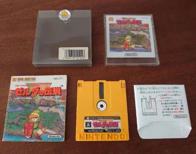 The Legend Of Zelda Nintendo Famicom Disk System Completo