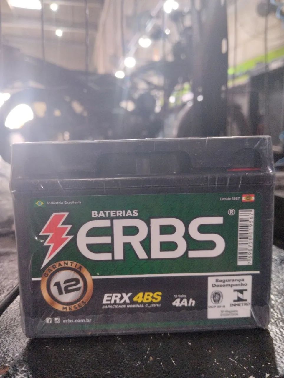 Bateria lacrada 