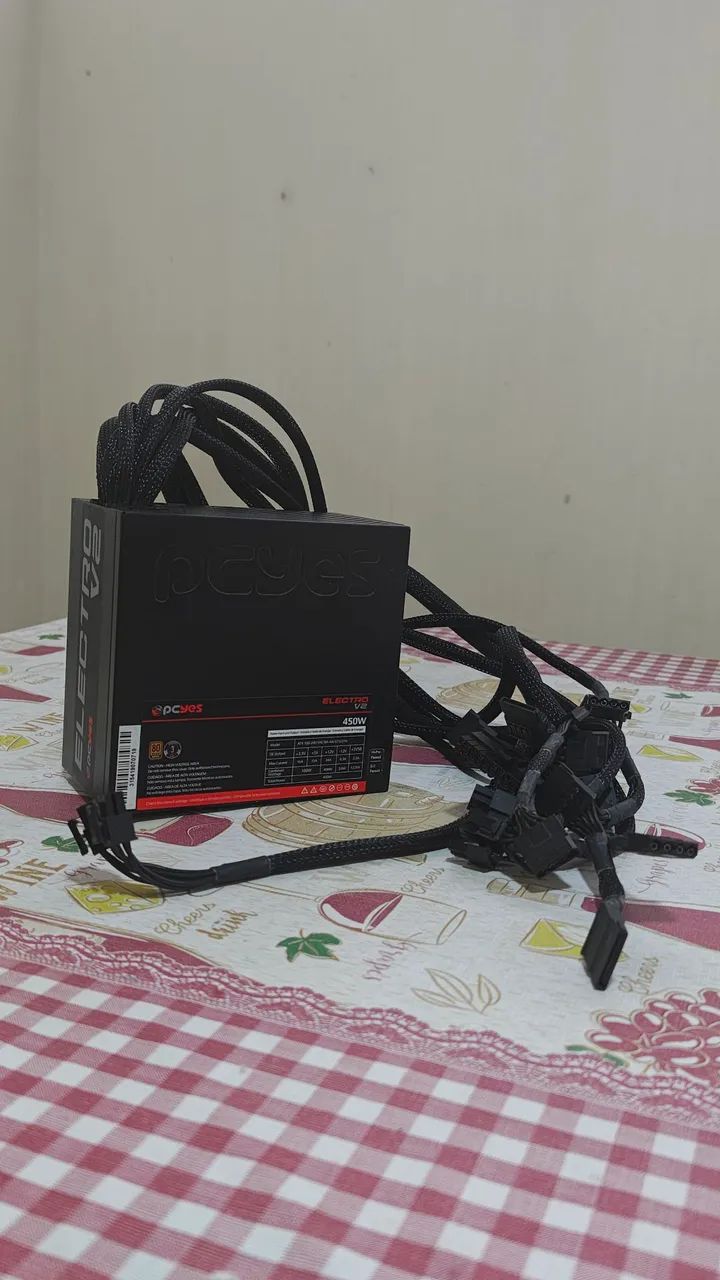 Fonte PCYes Electro V2 450W 80 Plus Bronze - Foto 5