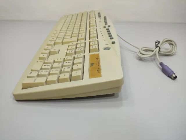 Teclado Mtek Ps2 Mini Din Ç Vintage Retro Pc Computador Ru7 (Usado) - Foto 3