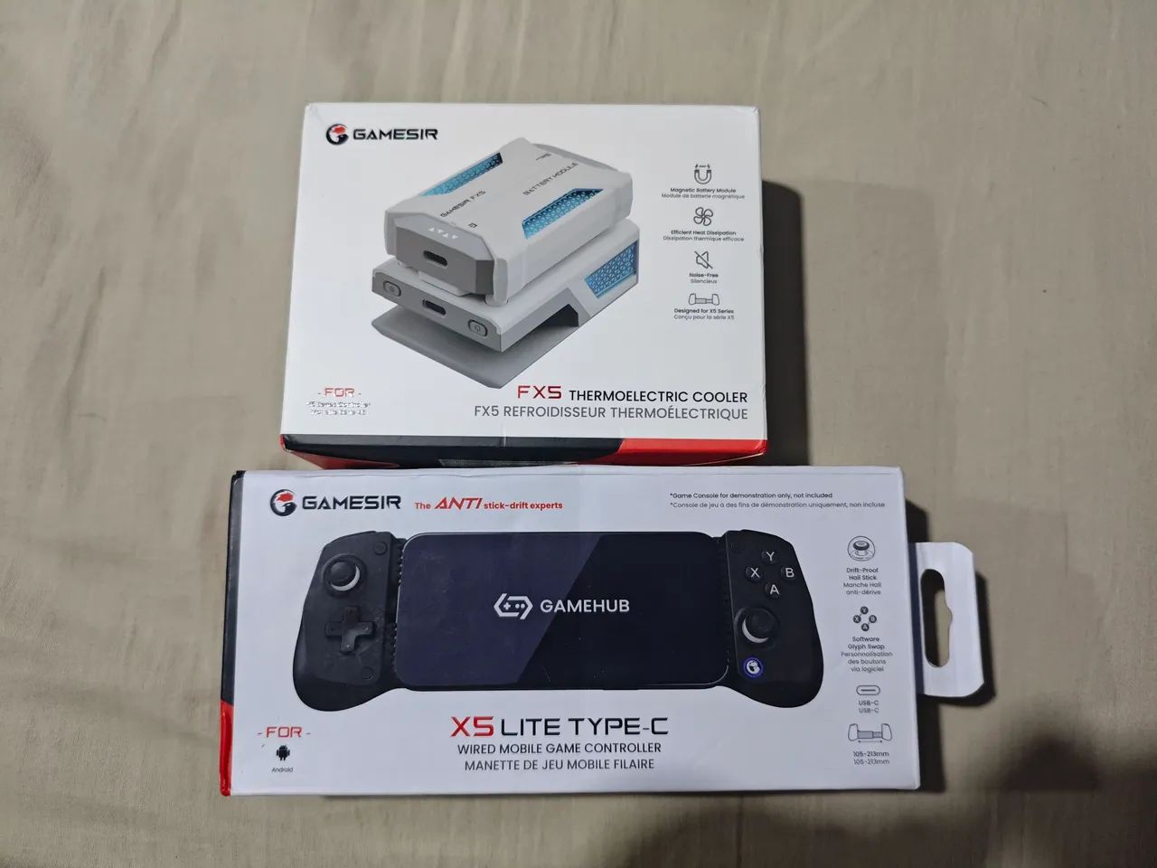 Controle gamesir x5 lite+ cooler FX5 - Peças e Acessórios de Vídeo