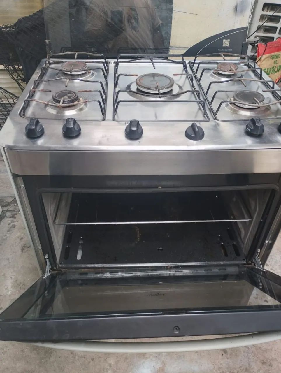 FOGÃO ESMALTEC INOX , ACENDIMENTO MANUAL (ENTREGO SEM TAXA) - Foto 5