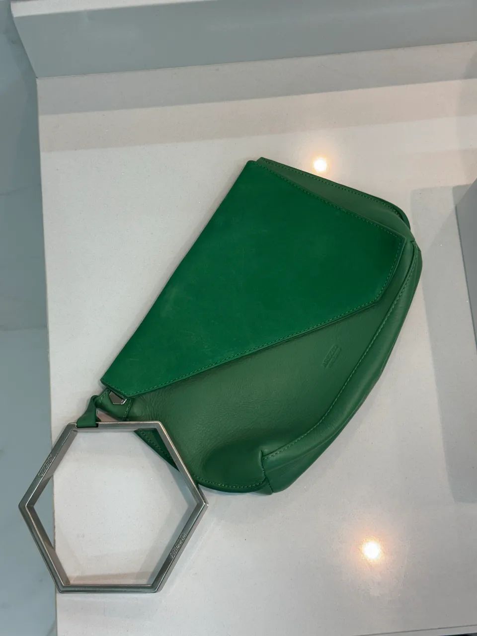 Bolsa Couro Arezzo Verde - Foto 5