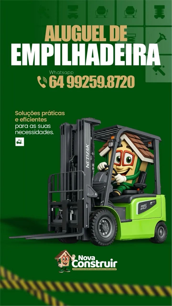 Aluguel de Empilhadeira em Caldas Novas GO