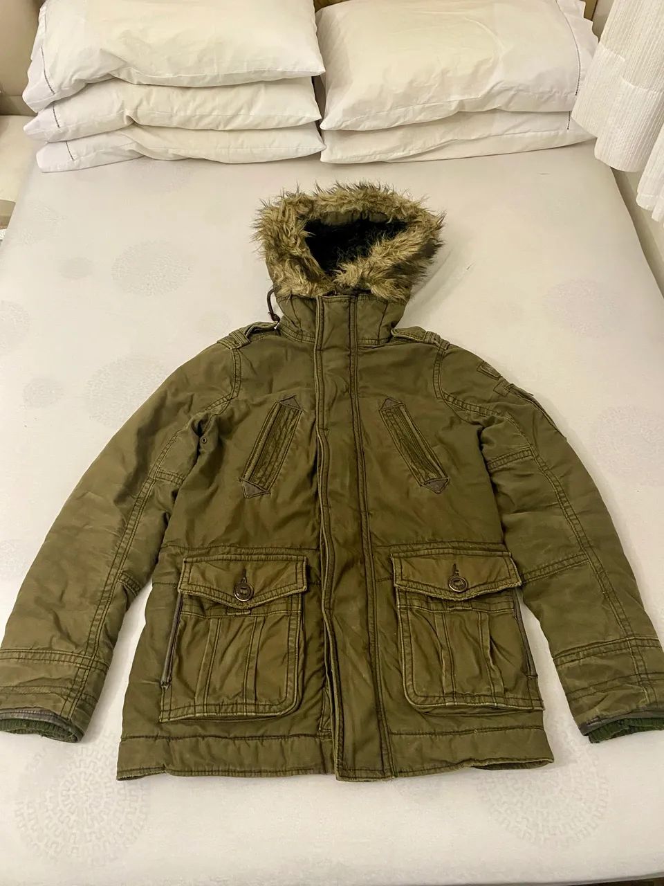 Jaqueta Parka Abercrombie & Fitch Basin Mountain