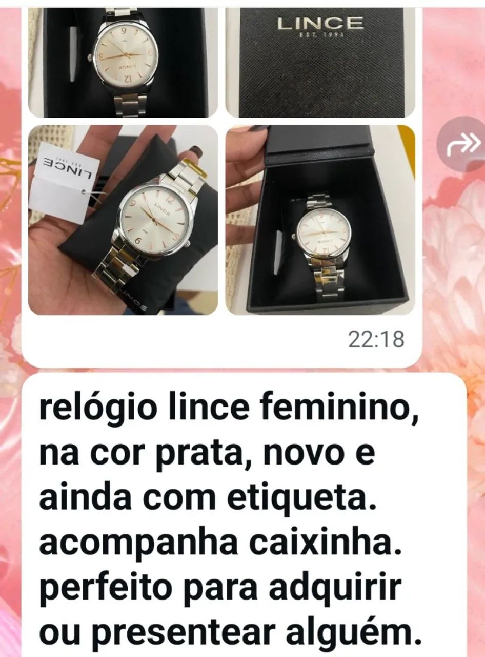 Relógio Lince novíssimo, nunca usado - Foto 5