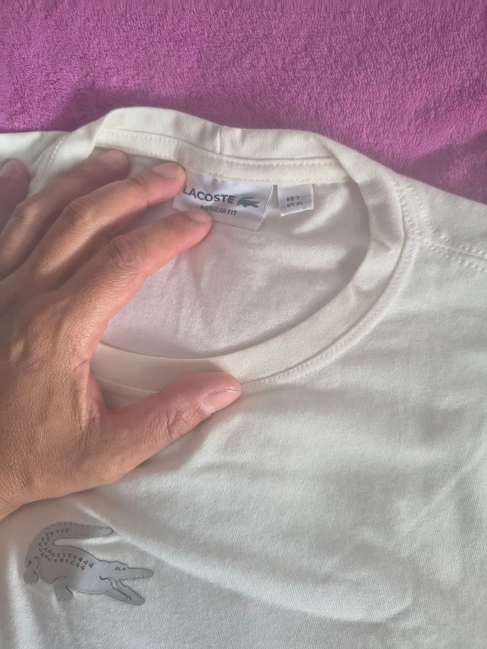 Camisa Lacoste tamanho g - Foto 4