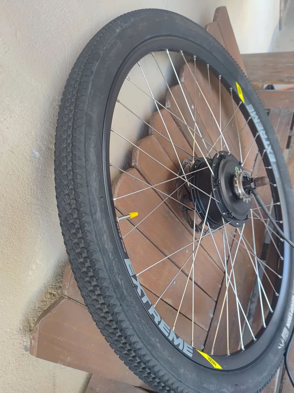 Roda com motor 500w 48volts - Foto 4