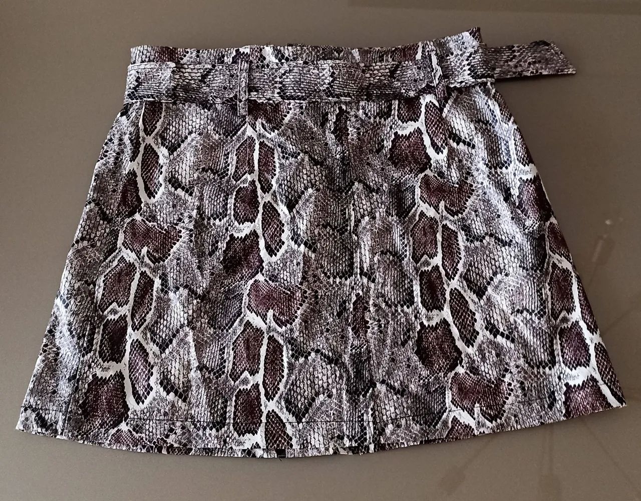 Saia Curta Animal Print - Foto 3