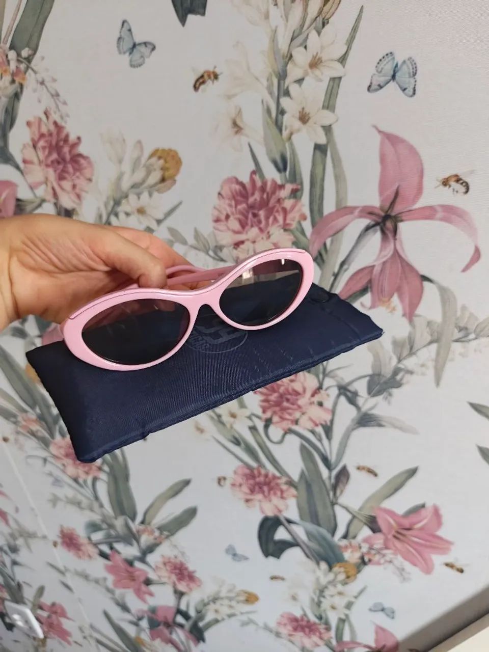 Óculos de sol feminino rosa 