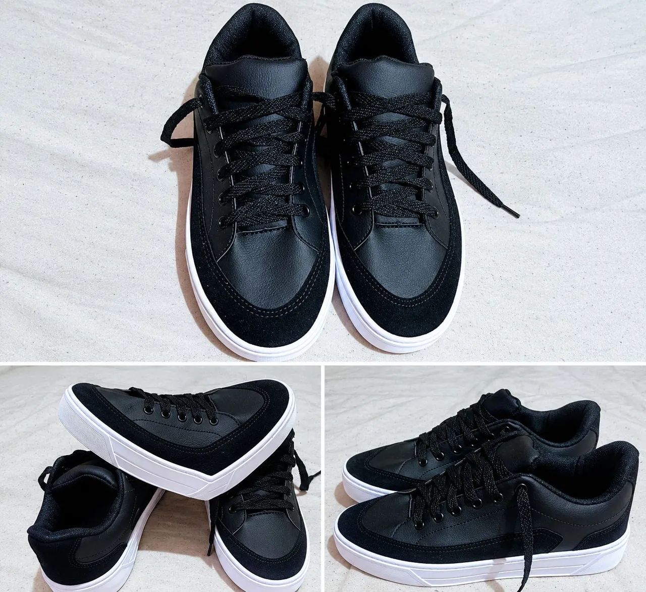 Tênis preto Star feet - Foto 2