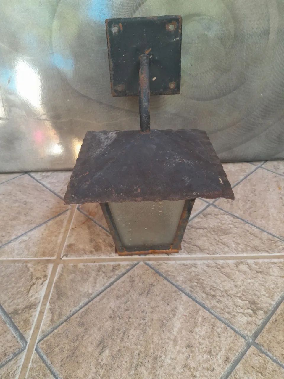 Arandela vintage estilo colonial 
