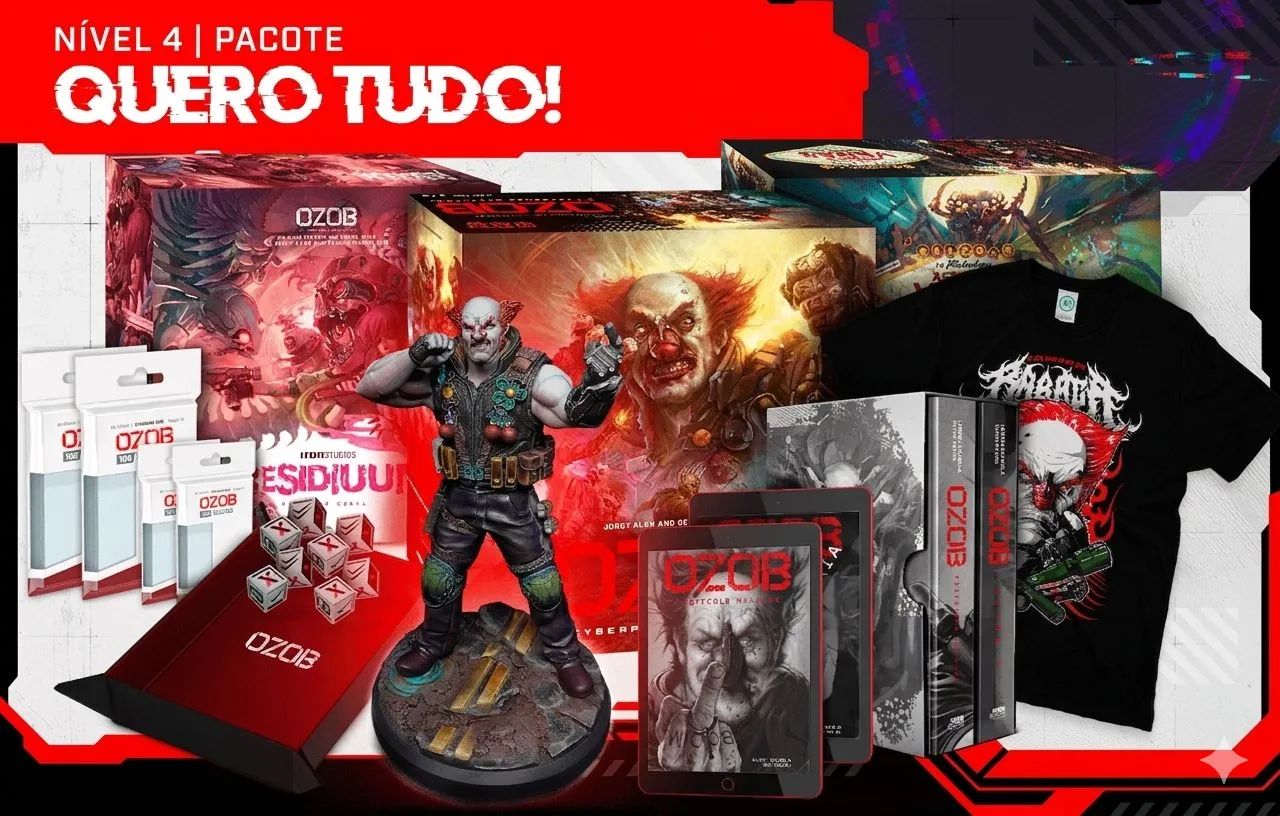 Jovem Nerd Ozob Boardgame Nível 4 | Pacote TUDO!