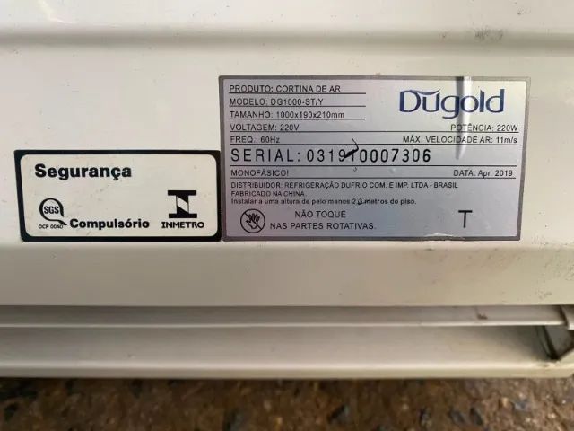 CORTINA DE AR 100CM X 30CM 220V - Foto 2