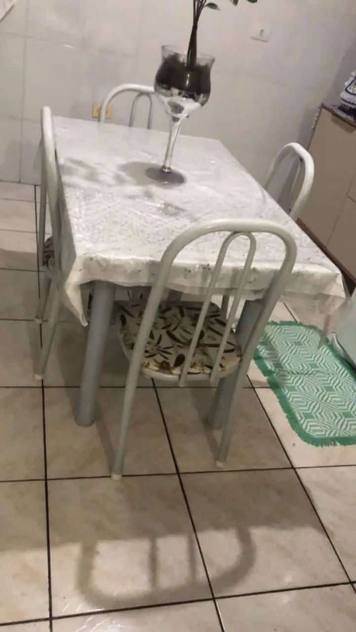 Mesa de mármore 4 lugares - Foto 2