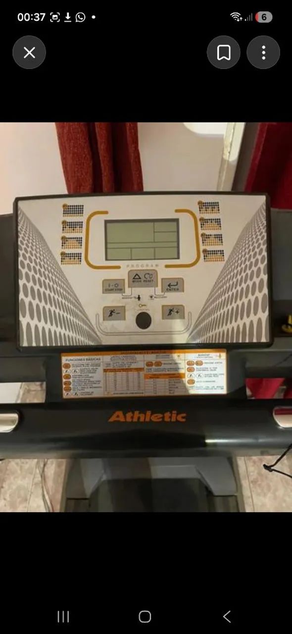 ? Esteira Athletic Advanced 520EE - robusta - para conserto - Foto 3