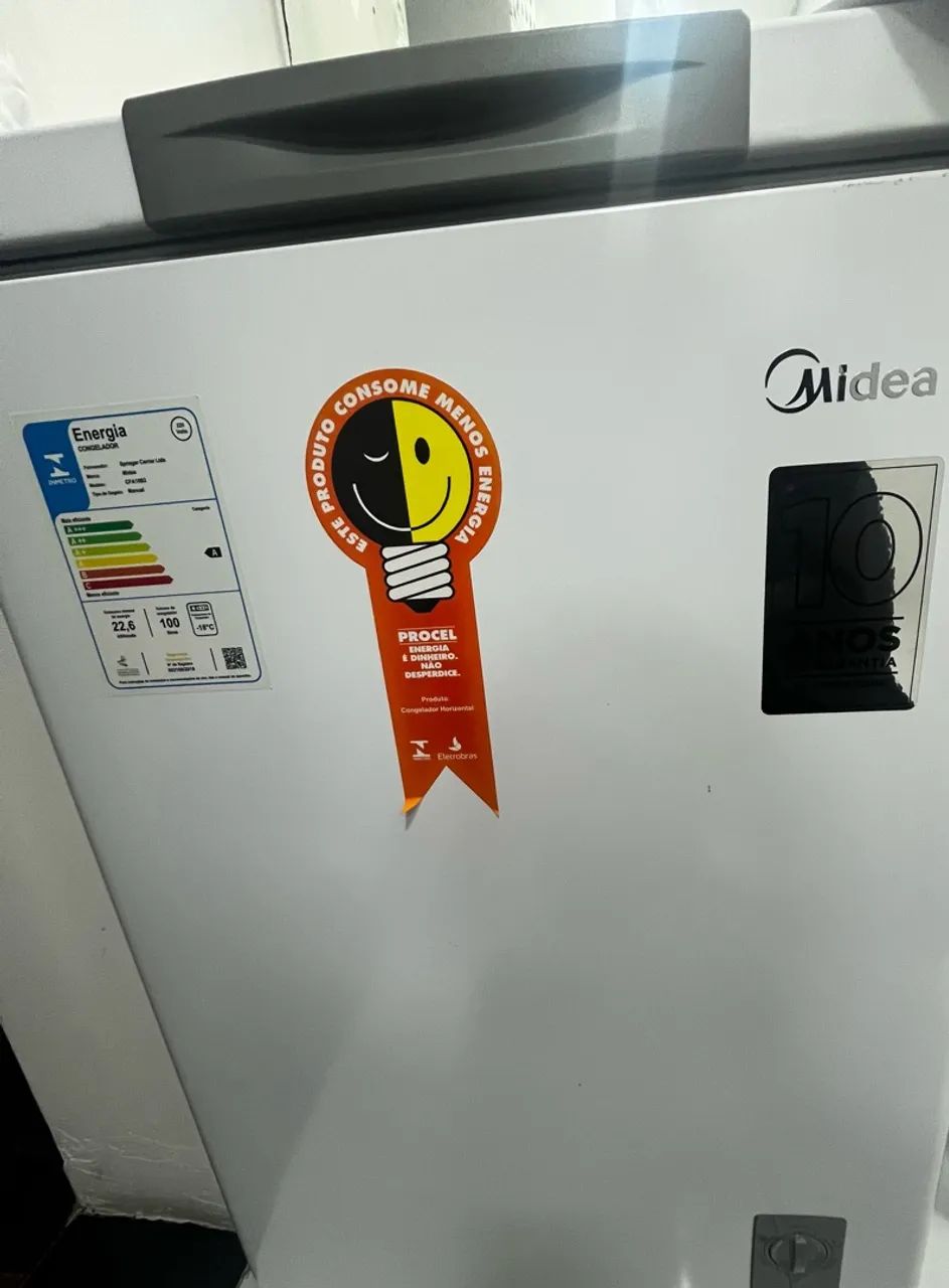 Freezer Horizontal Midea 100L 