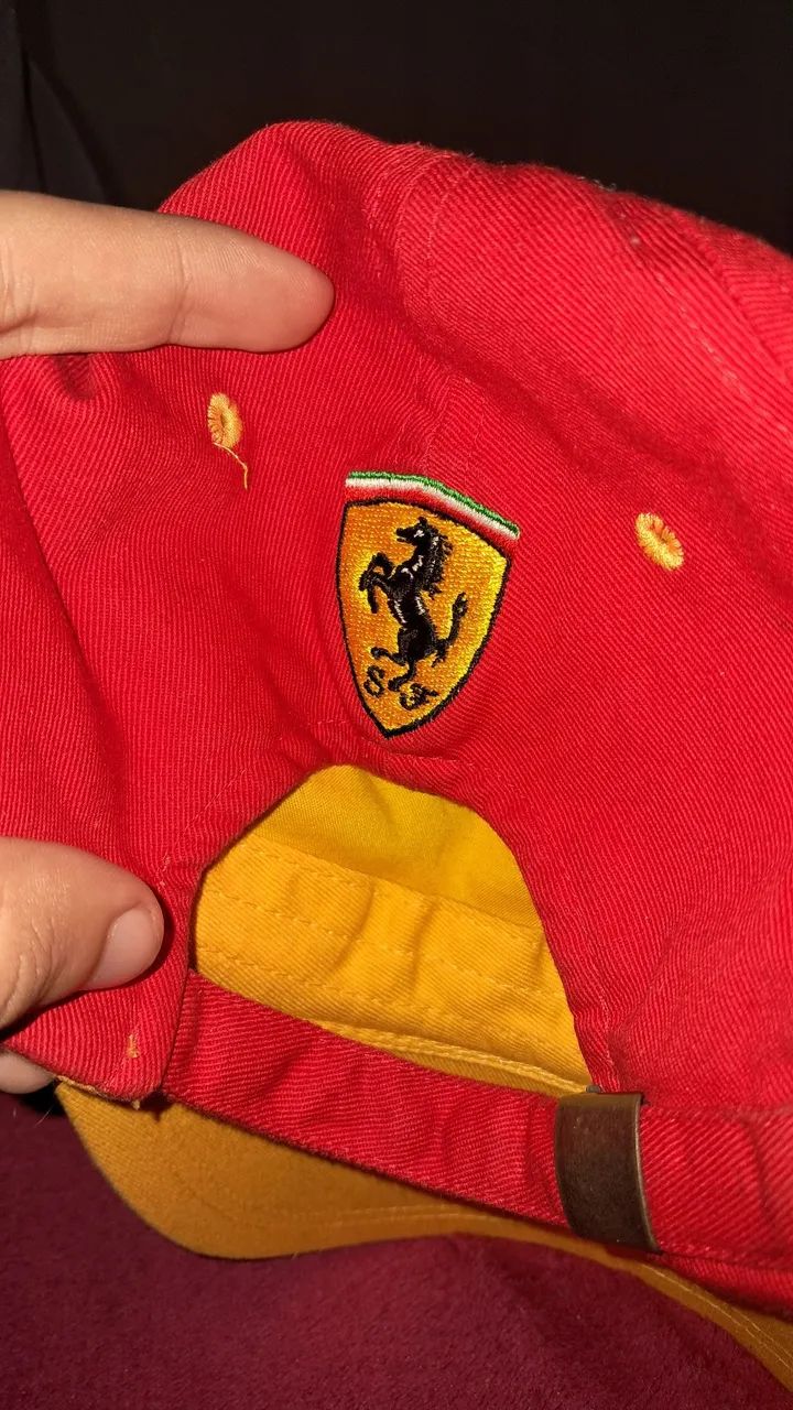 BONÉ PUMA FERRARI 2008 FELIPE MASSA ORIGINAL - Foto 4