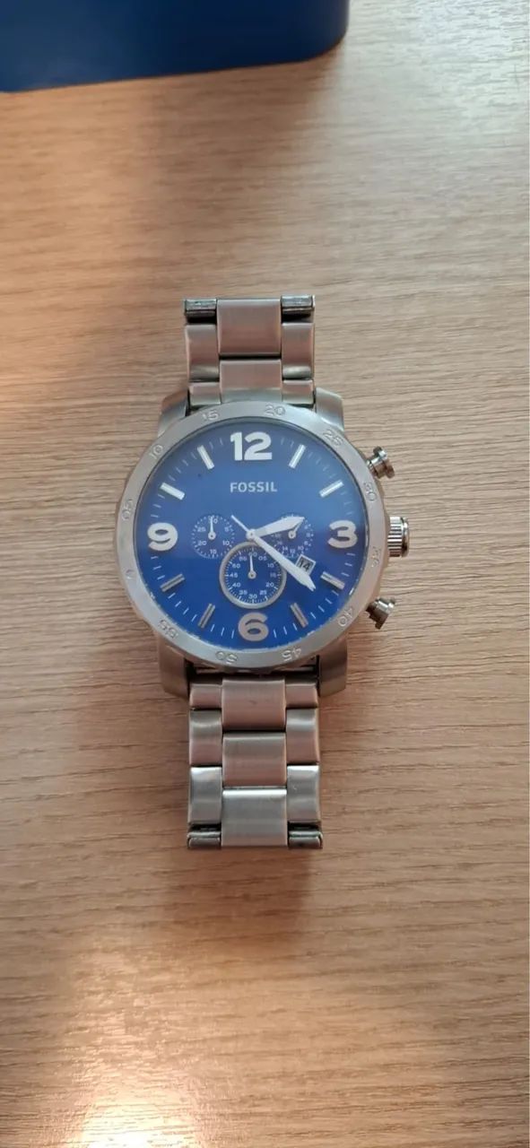Relógio Fossil JR1445 Azul - Foto 3