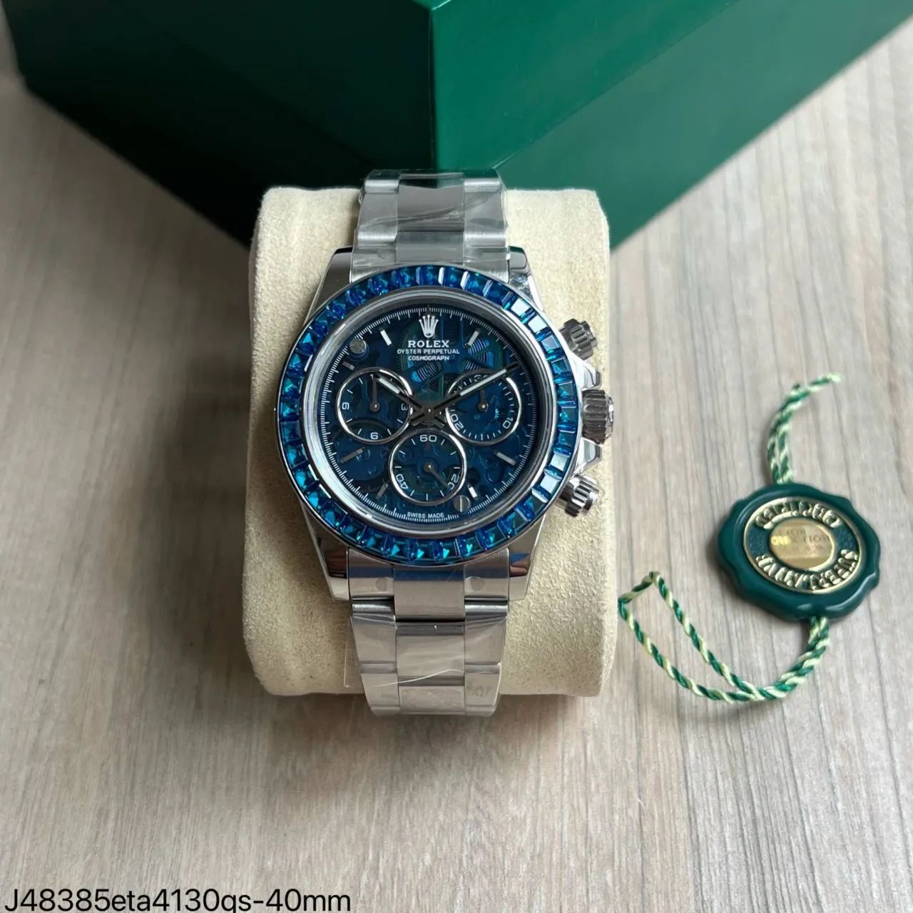 Relógio Rolex Daytona Artisan de Gêneve saphira -Eta S/c