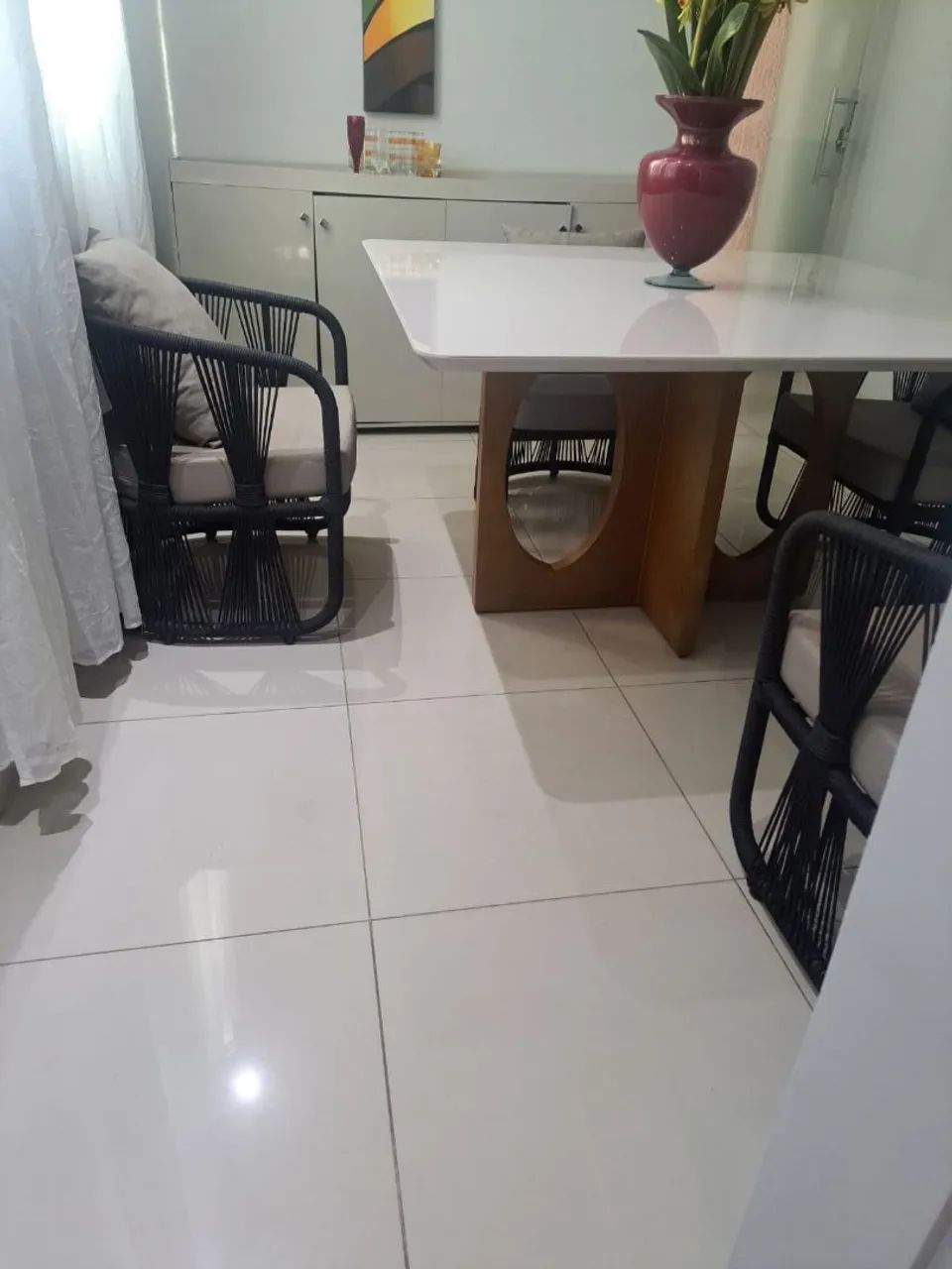 Mesa nova pra seis cadeiras  - Foto 3