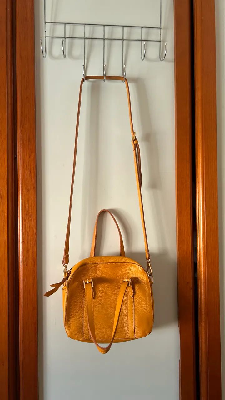 Bolsa de couro Josefina Rosacor