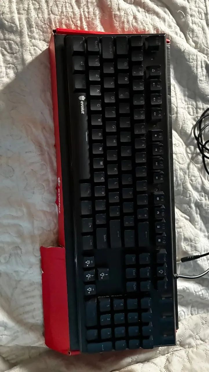 Teclado gamer RGB, PRETO - Foto 4