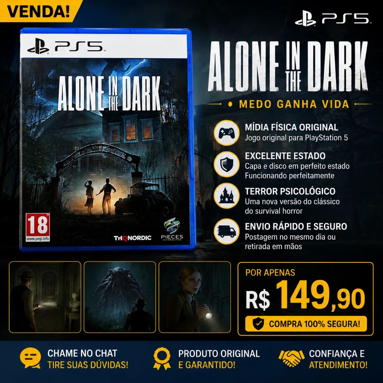 Aline in The Dark ps5