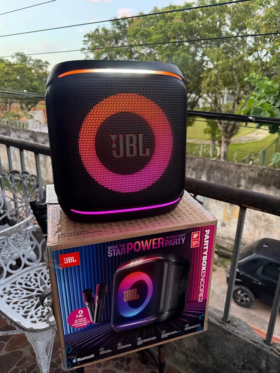 JBL ENCORE 2 com 2 microfones