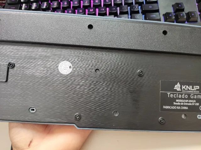  Teclado Knup - Gamer com Iluminação RGB - Foto 3