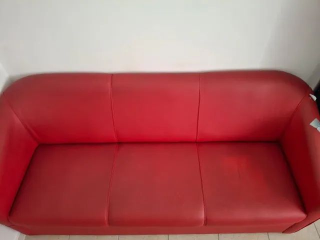 Sofá vermelho